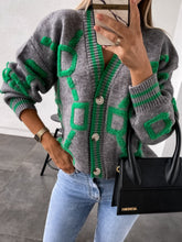 Load image into Gallery viewer, Sweaters - BBPro Geometric Cardigan
