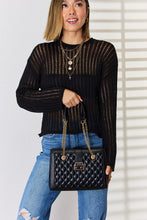 Load image into Gallery viewer, Bag - David Jones Quilted PU Leather Handbag
