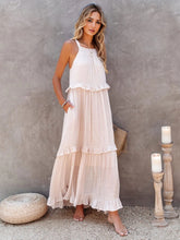 Load image into Gallery viewer, Dress - BBPro Ruffled Tiered Maxi Dress with Pockets
