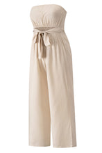 Load image into Gallery viewer, Jumpsuit - BBPro Tied Cutout Tube Top Jumpsuit
