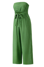 Load image into Gallery viewer, Jumpsuit - BBPro Tied Cutout Tube Top Jumpsuit

