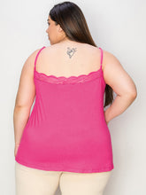 Load image into Gallery viewer, Top - Basic Bae V-Neck Lace Trim Cami
