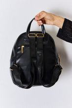 Load image into Gallery viewer, Bag - David Jones PU Leather Backpack - Black
