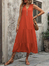 Load image into Gallery viewer, Dress - BBPro Collection Casual Tiered Midi Dress
