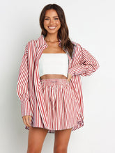Load image into Gallery viewer, Sets - BBPro Collection Pinstriped Shorts Set
