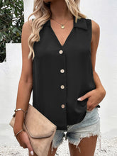 Load image into Gallery viewer, Top - BBPro Johnny Collar Button Up Tank
