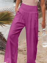 Load image into Gallery viewer, Jeans/Pants - BBPro Smocked Waist Wide-Leg Pants
