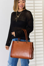 Load image into Gallery viewer, Bag - David Jones Texture PU Leather Handbag
