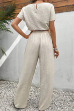 Load image into Gallery viewer, Set- BBPro Crew Neck Short Sleeve Top and Pants Set
