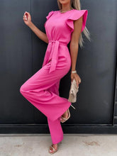 Load image into Gallery viewer, Jumpsuit - BBPro Ruffled Cap Sleeve Jumpsuit
