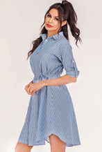 Load image into Gallery viewer, Dress - BBPro Striped Shirt Dress
