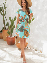 Load image into Gallery viewer, Dress - BBPro Drawstring Printed Mini Dress - 5 Color Options
