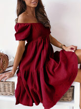 Load image into Gallery viewer, Dress - BBPro Ruffled Off-Shoulder Dress - 7 Colors
