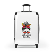 Load image into Gallery viewer, Black, Blessed, and Beautiful Luggage Set
