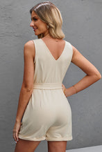 Load image into Gallery viewer, Romper - BBPro Belted Sleeveless Romper
