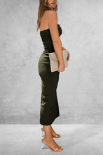 Load image into Gallery viewer, Dress - BBPro Slit Tube Midi Dress - 10 Color Options
