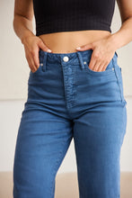 Load image into Gallery viewer, Jeans/Pants - RFM Chloe High Waist Raw Hem Jeans - Blue Slate
