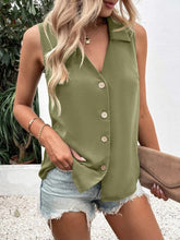 Load image into Gallery viewer, Top - BBPro Johnny Collar Button Up Tank
