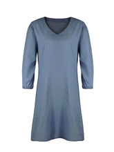 Load image into Gallery viewer, Dress - BBPro V-Neck Half Sleeve Dress -  4 Color Options
