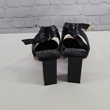 Load image into Gallery viewer, New York and Company Size 9 Stacy Heel Color Block Nude and Black
