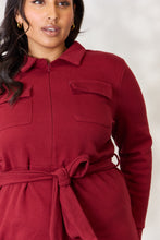 Load image into Gallery viewer, Dress - Culture Code  Long Sleeve Shirt Dress
