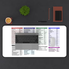 Load image into Gallery viewer, Microsoft Cheat Sheet Desk Mat 15.5&quot; x 31&quot;
