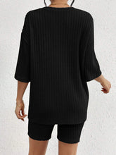 Load image into Gallery viewer, Set- BBPro Ribbed Round Neck Shorts Set
