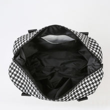 Load image into Gallery viewer, Bags - Houndstooth Canvas Travel Bag
