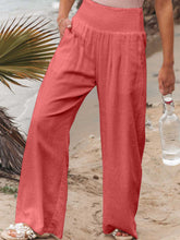 Load image into Gallery viewer, Jeans/Pants - BBPro Smocked Waist Wide-Leg Pants

