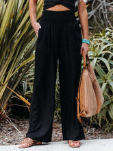 Load image into Gallery viewer, Jeans/Pants - BBPro Smocked Waist Wide-Leg Pants
