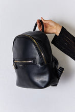 Load image into Gallery viewer, Bag - David Jones PU Leather Backpack - Black
