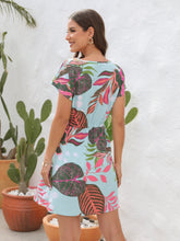Load image into Gallery viewer, Dress - BBPro Drawstring Printed Mini Dress - 5 Color Options
