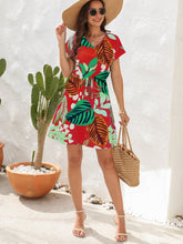 Load image into Gallery viewer, Dress - BBPro Drawstring Printed Mini Dress - 5 Color Options
