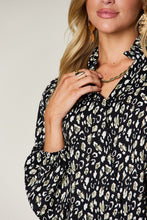 Load image into Gallery viewer, Top - Double Take Leopard Long Sleeve Blouse

