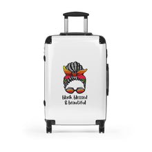 Load image into Gallery viewer, Black, Blessed, and Beautiful Luggage Set
