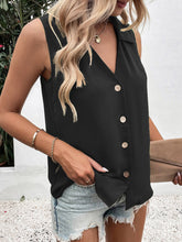 Load image into Gallery viewer, Top - BBPro Johnny Collar Button Up Tank

