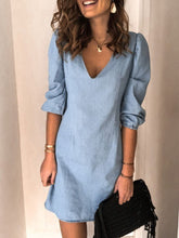 Load image into Gallery viewer, Dress - BBPro V-Neck Half Sleeve Dress -  4 Color Options

