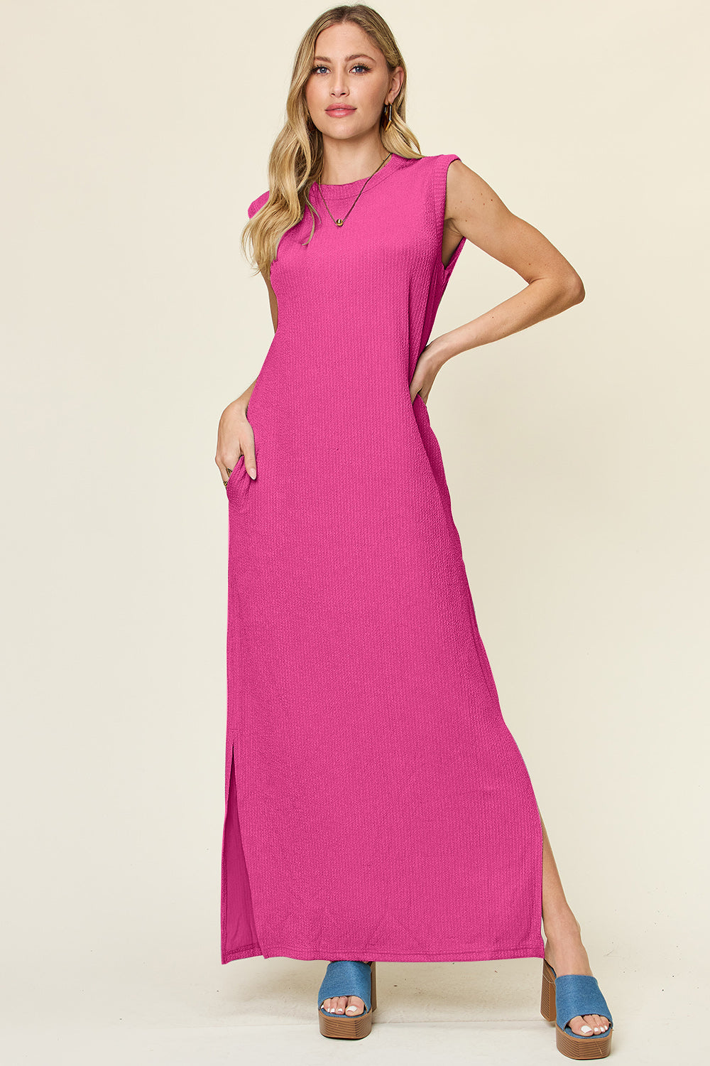 Dress - Double Take Sleeveless Maxi Dress - 3 Color Options