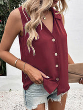 Load image into Gallery viewer, Top - BBPro Johnny Collar Button Up Tank
