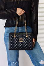 Load image into Gallery viewer, Bag - David Jones Quilted PU Leather Handbag
