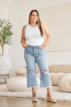Load image into Gallery viewer, Jeans/Pants - RFM High Waist Raw Hem Distressed Jeans
