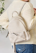 Load image into Gallery viewer, Bag - SHOMICO PU Leather Woven Backpack - Medium
