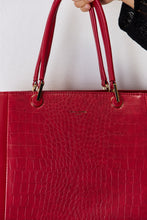 Load image into Gallery viewer, Bag - David Jones Texture PU Leather Handbag
