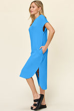Load image into Gallery viewer, Dress - Double Midi T-Shirt - 2 Color Options
