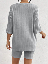 Load image into Gallery viewer, Set- BBPro Ribbed Round Neck Shorts Set

