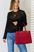Load image into Gallery viewer, Bag - David Jones Texture PU Leather Handbag
