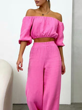 Load image into Gallery viewer, Sets - BBPro Off Shoulder Pants Set
