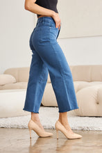 Load image into Gallery viewer, Jeans/Pants - RFM Chloe High Waist Raw Hem Jeans - Blue Slate
