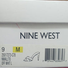 Load image into Gallery viewer, Nine West Size 9 Crocodile Print Sling Back Sandals
