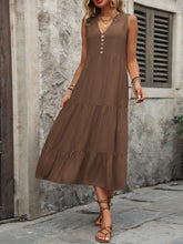 Load image into Gallery viewer, Dress - BBPro Collection Casual Tiered Midi Dress

